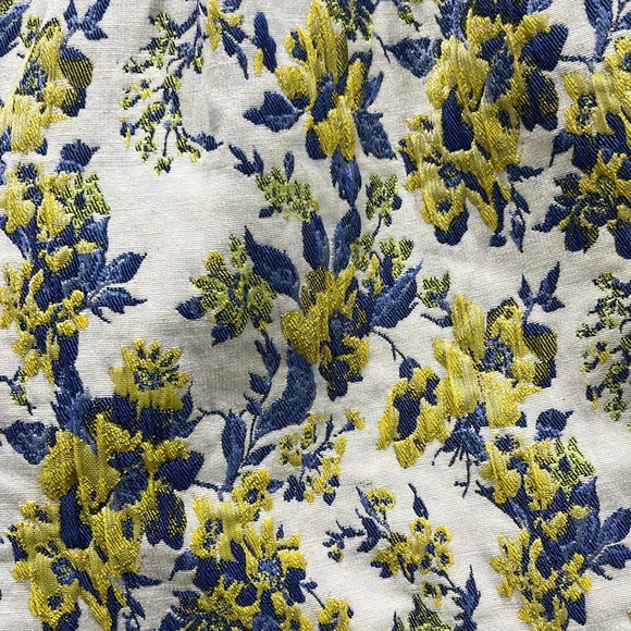 NWT Lovers + Friends Warren Floral Yellow & Blue High Waisted Shorts Sz M - Picture 3 of 7